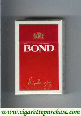 Bond red cigarettes Sweden